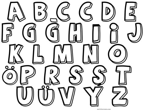 alfabe çizimi